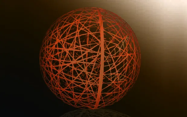 Koule fiberglass barevné