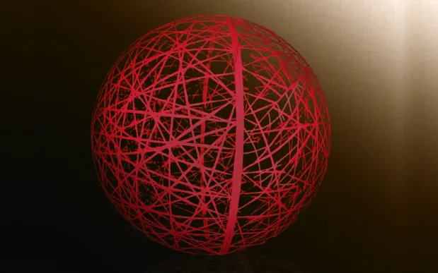 Koule fiberglass barevné